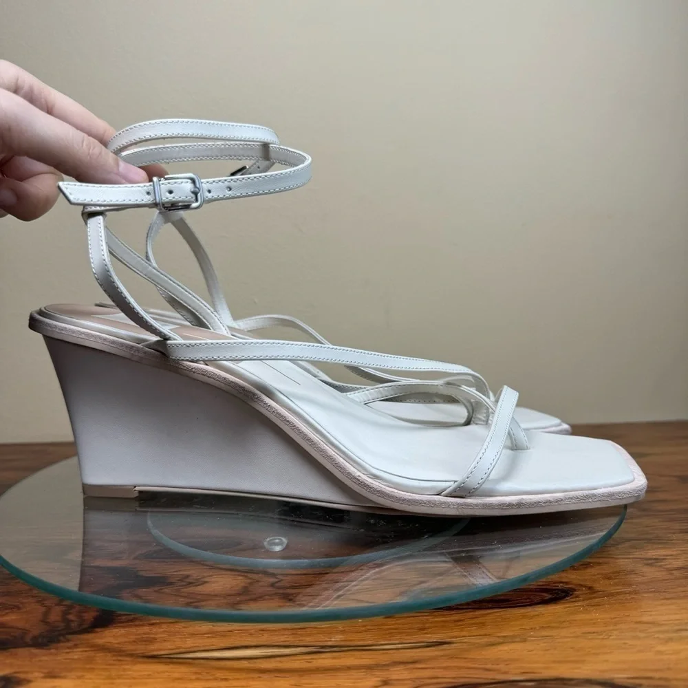 Dolce Vita Gemini Wedges - ivory leather - size 12 - Picture 5 of 16